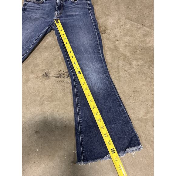 Mother Jeans Womens 24 Flare Bell Bottom Weekender Fray Teaming Up Made In USA - Picture 6 of 15